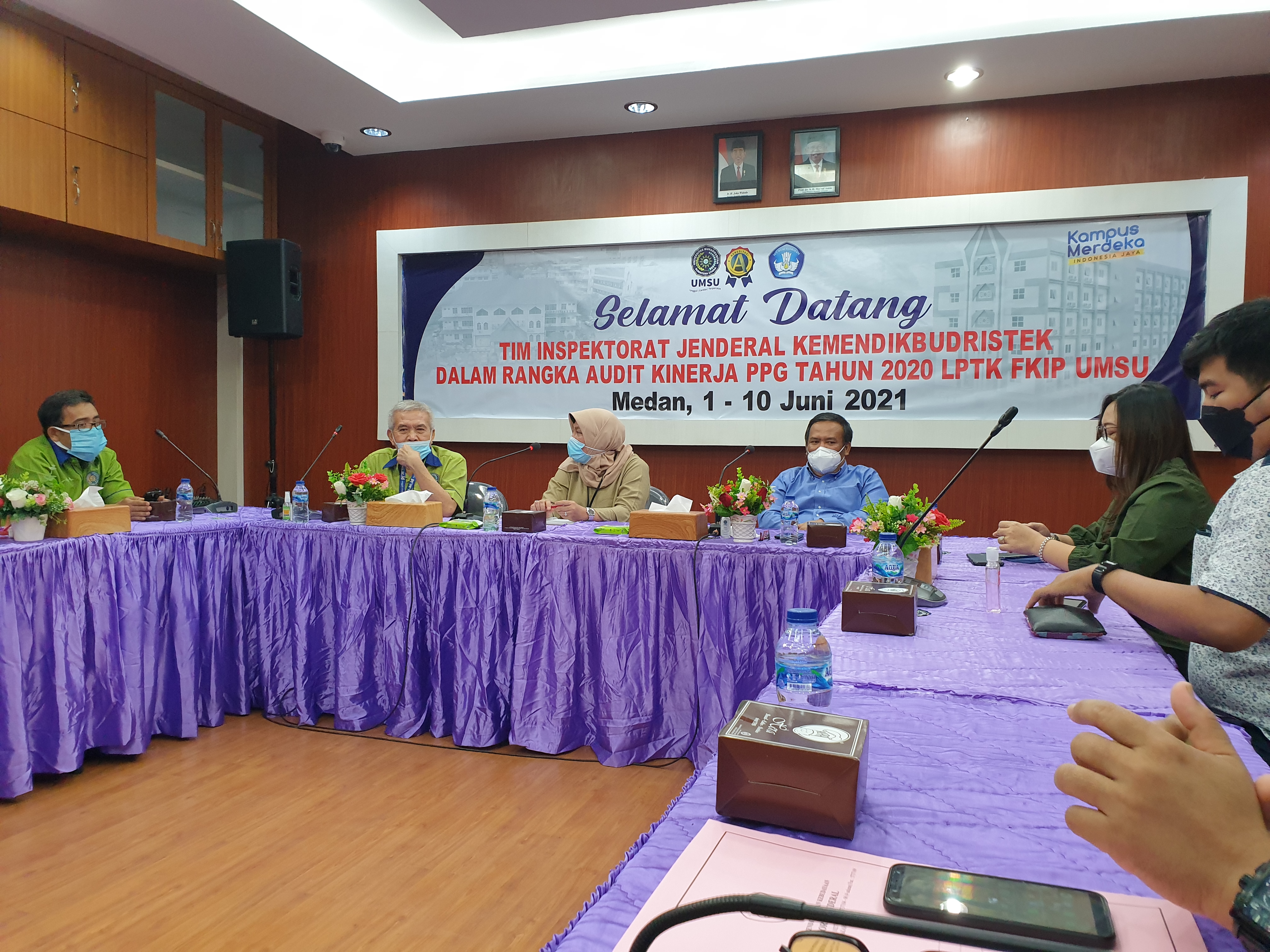 FKIP UMSU Terima Kunjungan Inspektorat KEMENDIKBUD RISTEK