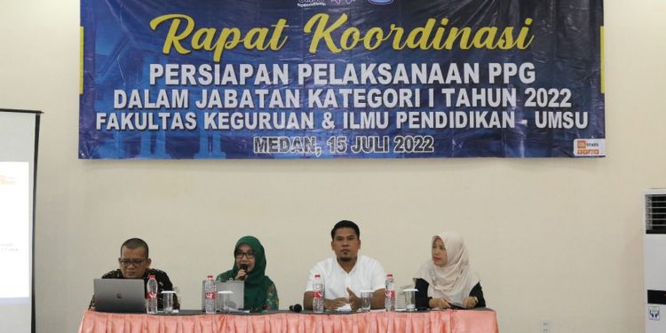 Koordinasi Persiapan Pelaksanaan PPG Dalam Jabatan Kategori I Tahun 2022