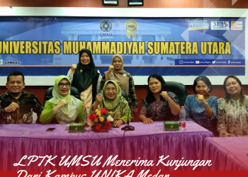 LPTK FKIP UMSU Menerima Kunjungan Dari Universitas Katolik Santo Thomas Medan